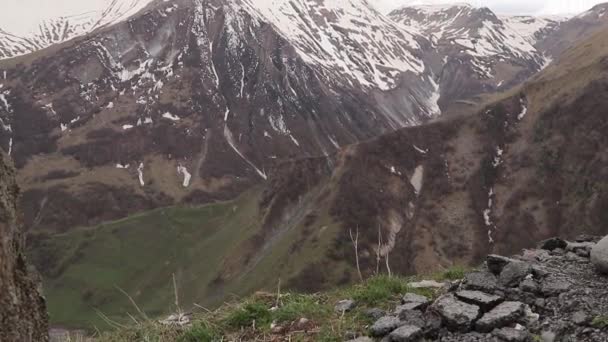 格鲁吉亚大高加索山脉高原 — 图库视频影像