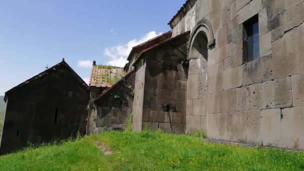 Haghpat修道院是亚美尼亚最大 印象最深刻的修道院之一 — 图库视频影像