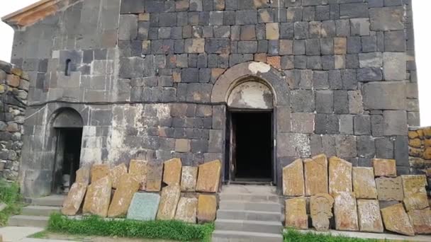 Ingang Van Het Sevan Klooster Armenië — Stockvideo