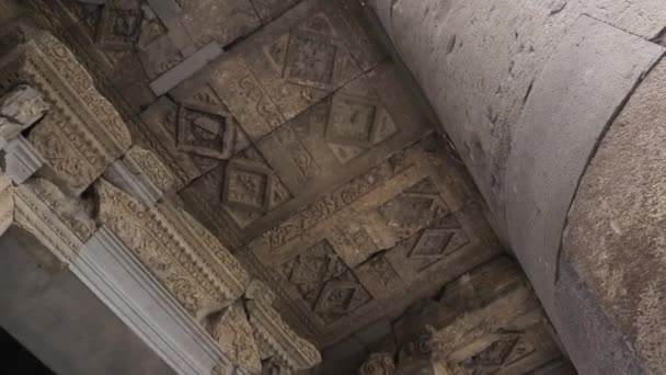 Греко Римський Храм Гарні Вірменії — стокове відео