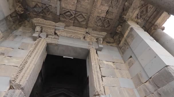 Greco Roman Temple Garni Armenia — Stock Video