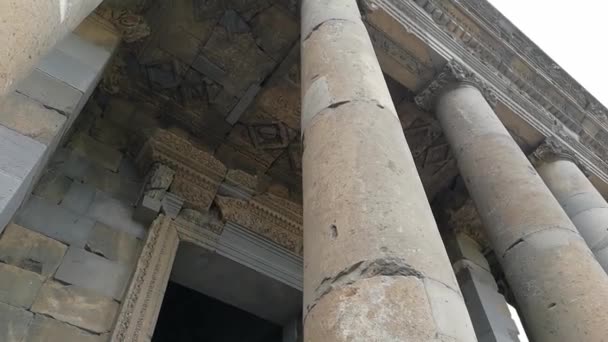 Греко Римський Храм Гарні Вірменії — стокове відео