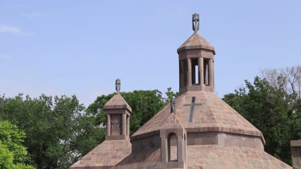 Etchmiadzin大教堂 亚美尼亚使徒教会的主教堂 — 图库视频影像