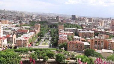 Ermenistan 'daki Erivan Şelalesinden Görünüm.