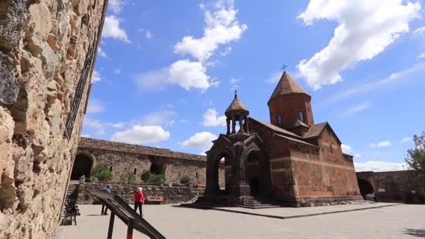 Церква Святої Матері Божої Хор Вірапі Вірменія — стокове відео