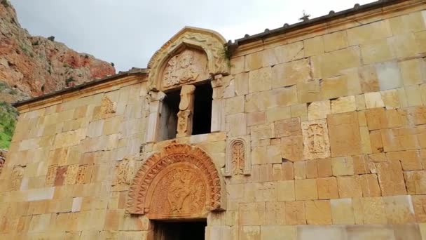 Die Kirche Von Noravank Armenien — Stockvideo