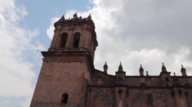 Iglesia de la Compania de Jesus, İsa Cemiyeti Kilisesi, Cusco, Peru 'daki Cizvit Kilisesi.