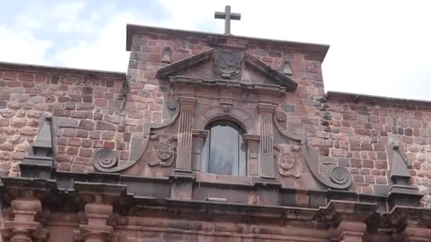 Монастир Санто Домінго Куско Перу — стокове відео