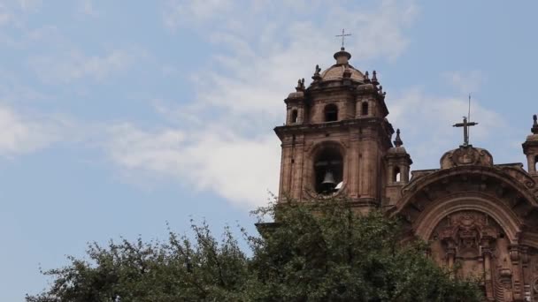 Kathedraal Van Cusco Basiliek Van Maagd Van Hemelvaart Peru — Stockvideo