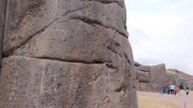 Cusco, Peru 'daki Sacsayhuaman arkeolojik bölgesi..