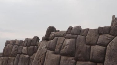 Cusco, Peru 'daki Sacsayhuaman arkeolojik bölgesi..