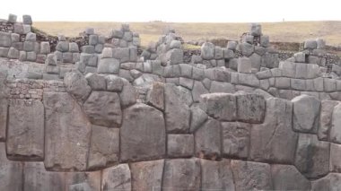 Cusco, Peru 'daki Sacsayhuaman arkeolojik bölgesi..