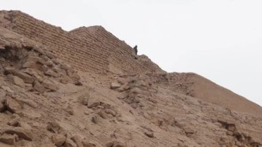 Lima, Peru 'daki Pachacamac Arkeolojik Kompleksi.