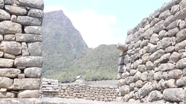 Kroon Van Inca Land Machu Picchu Peru — Stockvideo