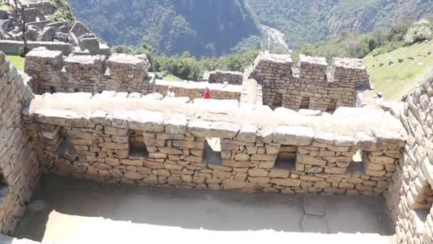 Coroa Terra Inca Machu Picchu Peru — Vídeo de Stock