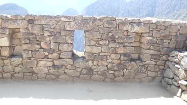 Coroana Terenului Incas Machu Picchu Peru — Videoclip de stoc