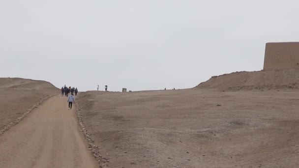 Lima Peru Daki Pachacamac Arkeolojik Kompleksi — Stok video