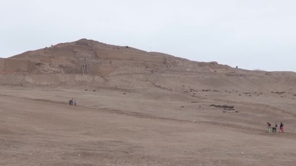 Археологический Комплекс Пачакамак Лиме Перу — стоковое видео