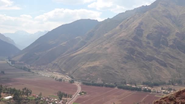 Ιερή Κοιλάδα Των Ίνκας Στο Κούσκο Του Περού — Αρχείο Βίντεο