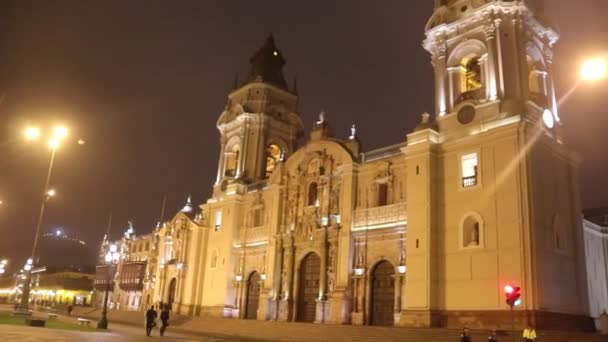 Lima Főtere Plaza Mayor Peru — Stock videók