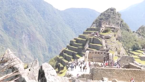 ペルーのインカの地 マチュピチュの冠 — ストック動画