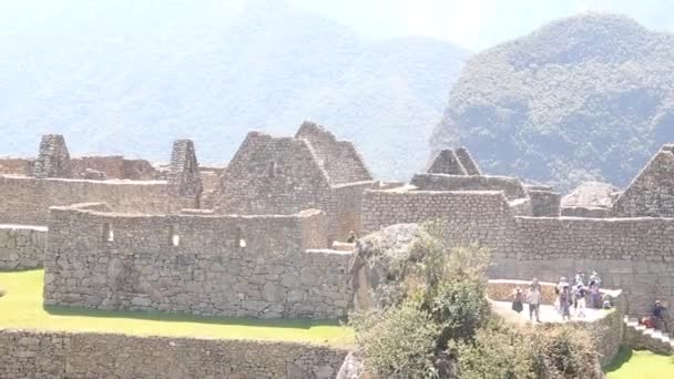 Inca Földjének Koronája Machu Picchu Peruban — Stock videók