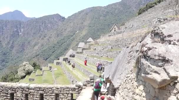 Korona Ziemi Inków Machu Picchu Peru — Wideo stockowe