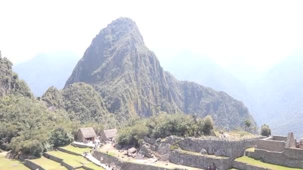 Crown Inca Land Machu Picchu Peru — Stock Video