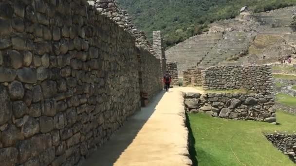 Inca Földjének Koronája Machu Picchu Peruban — Stock videók