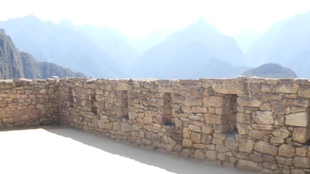 Nka Ülkesinin Tacı Peru Machu Picchu — Stok video