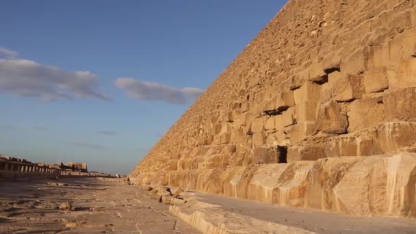 Una Antigua Pirámide Egipcia Giza Egipto — Vídeos de Stock