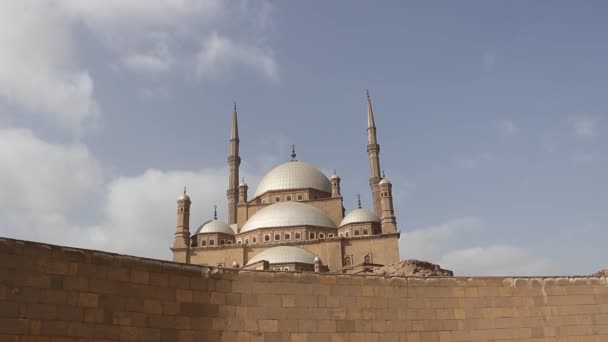 Masjid Muhammad Ali Kairo Mesir — Stok Video