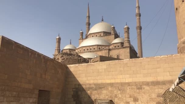 Moskén Muhammad Ali Kairo Egypten — Stockvideo