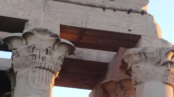 Ναός Του Κομόμπο Στην Αίγυπτο — Αρχείο Βίντεο