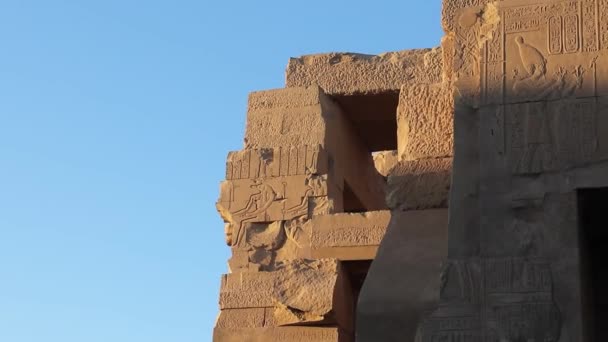 Kuil Kom Ombo Mesir — Stok Video