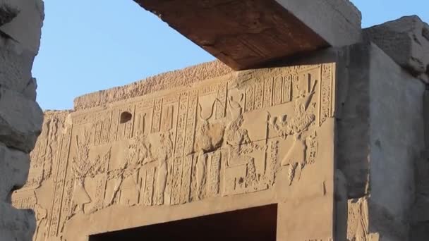 Soulagement Sobek Temple Kom Ombo Egypte — Video