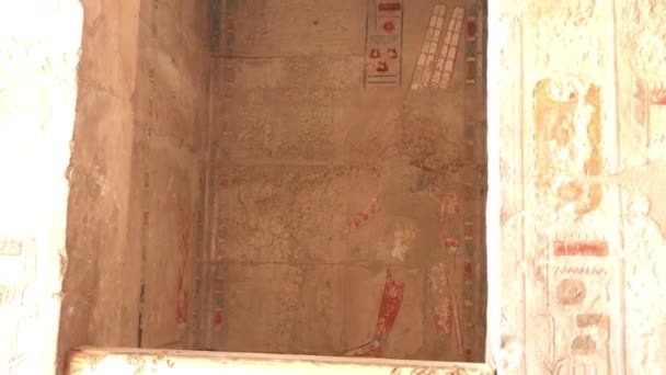 Kuil Ratu Hatshepsut Kuil Makam Mesir Kuno — Stok Video