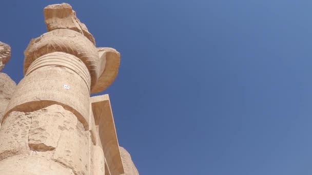 Templo Reina Hatshepsut Templo Funerario Del Antiguo Egipto — Vídeo de stock