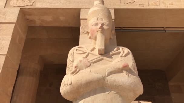 Templo Reina Hatshepsut Templo Funerario Del Antiguo Egipto — Vídeos de Stock