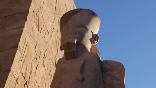 Templo Karnak Complejo Templos Más Grande Egipto — Vídeos de Stock