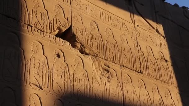 Grande Templo Festival Tutmés Iii Templo Karnak Egito — Vídeo de Stock