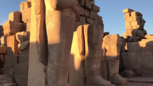 Great Festival Temple Thutmose Iii Karnak Temple Egypt — Stock Video
