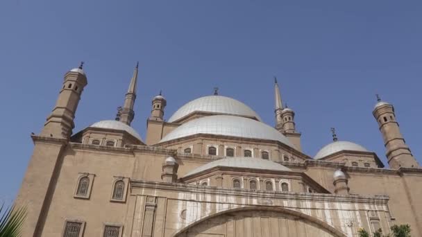Mešita Muhammada Ali Káhiře Egypt — Stock video