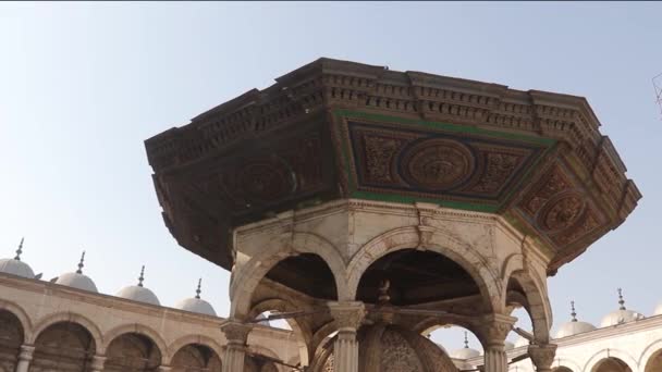 Мечеть Мухаммеда Али Каире — стоковое видео