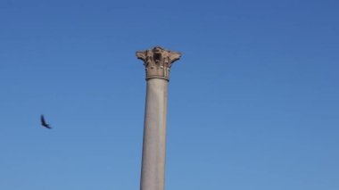 Mısır, İskenderiye 'deki Pompey Kalıntıları' nın Arkeolojik Alanı.  
