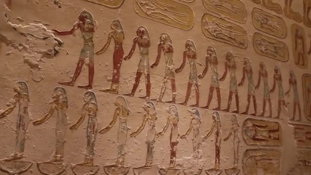 Luogo Sepoltura Ramses Valle Dei Cancelli Dei Egitto — Video Stock