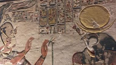 Ramses IX 'in mezarlığı, Kralların Kapıları Vadisi, Mısır.