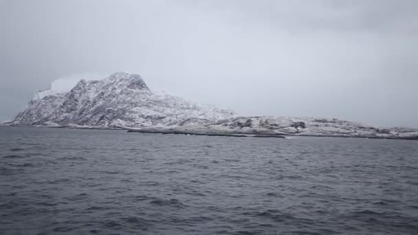 Vue Sur Ferry Lofoten Islands Bodo — Video