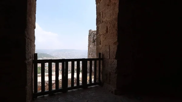 Замок Аджлун Исламская Военная Архитектура Иордании — стоковое фото
