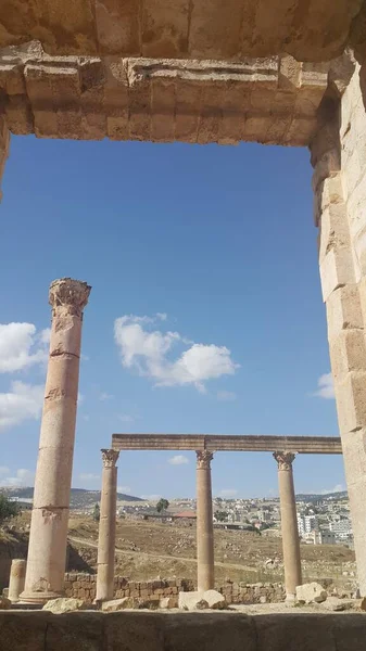 Antigua Ciudad Jerash Jordania —  Fotos de Stock